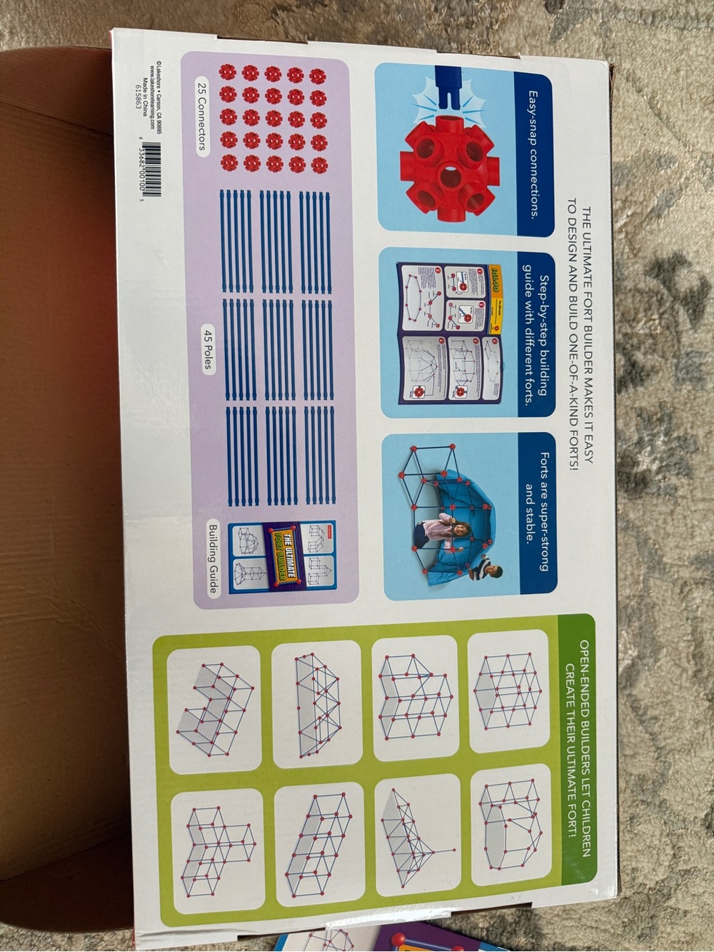 Fort Builder for kids by Lakeshore - Picture 3 of 6